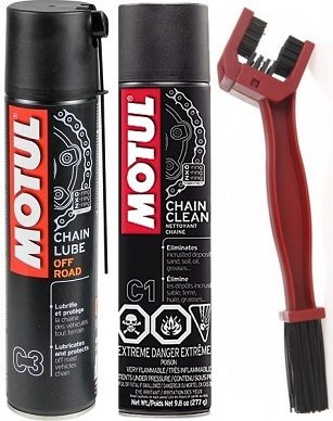 Motul Fettset C3 C1 + Off-Road-Bürste
