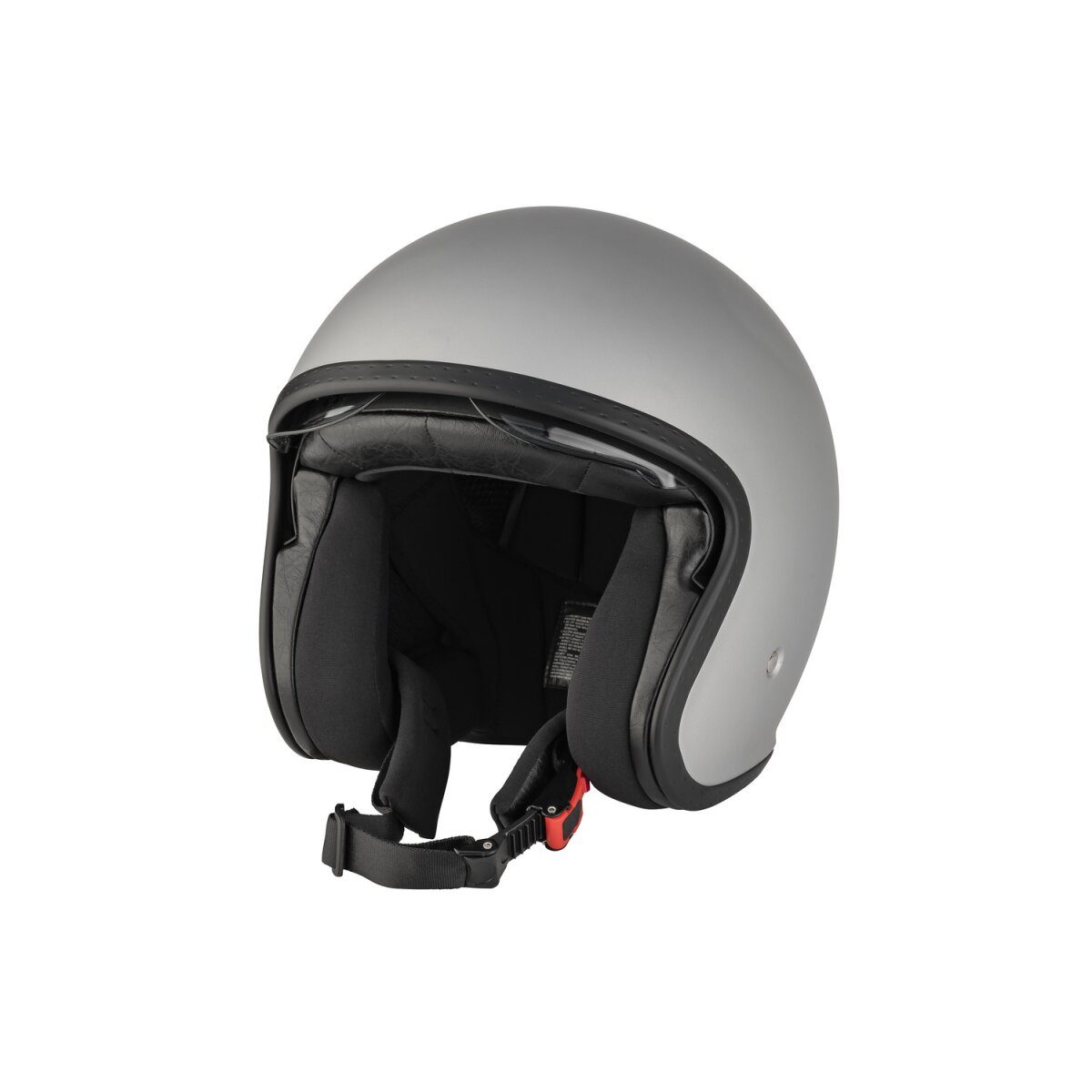 ULTIMATE SPEED® jet helmet, with visor, size. M (silver/grey matt)