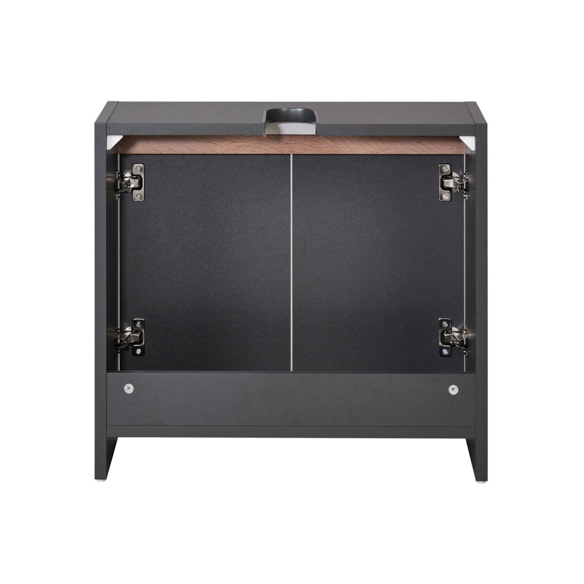 LIVARNO home “Oslo” washbasin cabinet with 2 doors, anthracite