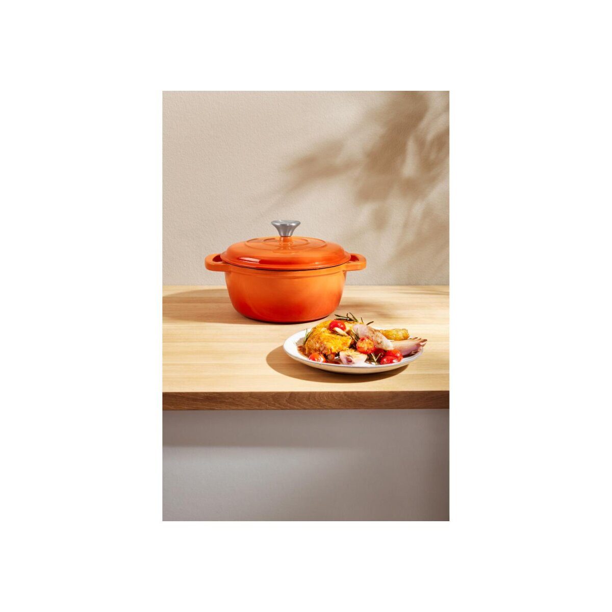 Marmite en fonte premium SILVERCREST® 22 cm / 2,8 litres avec système goutte à goutte