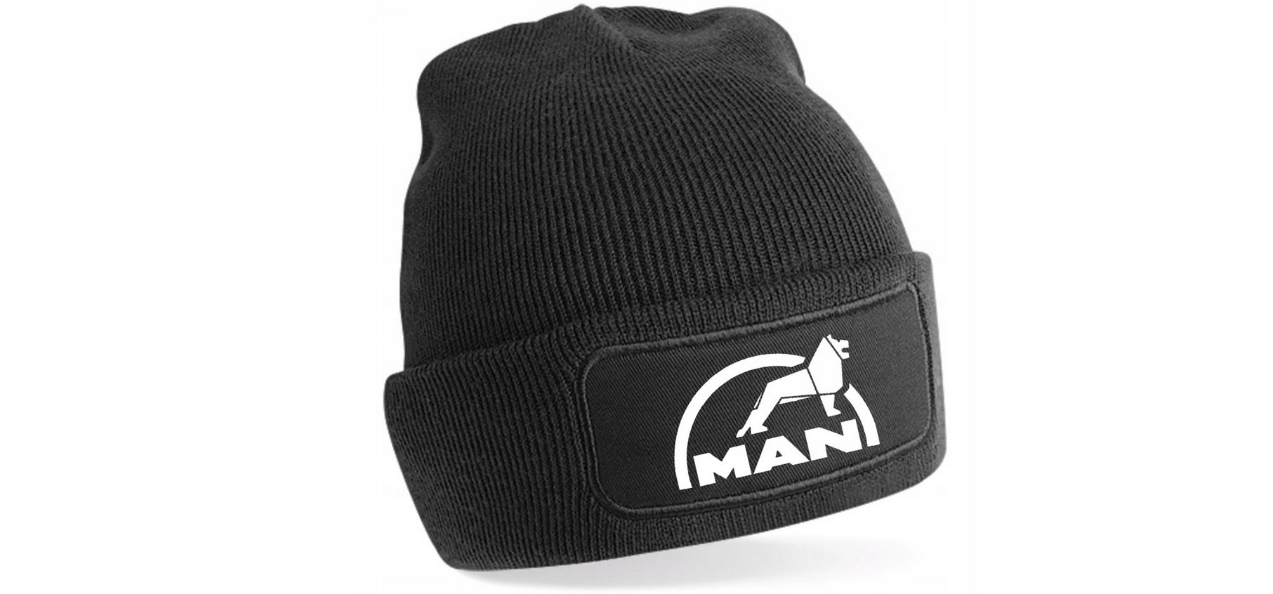 Premium MAN warme Mütze mit hochwertigem Druck