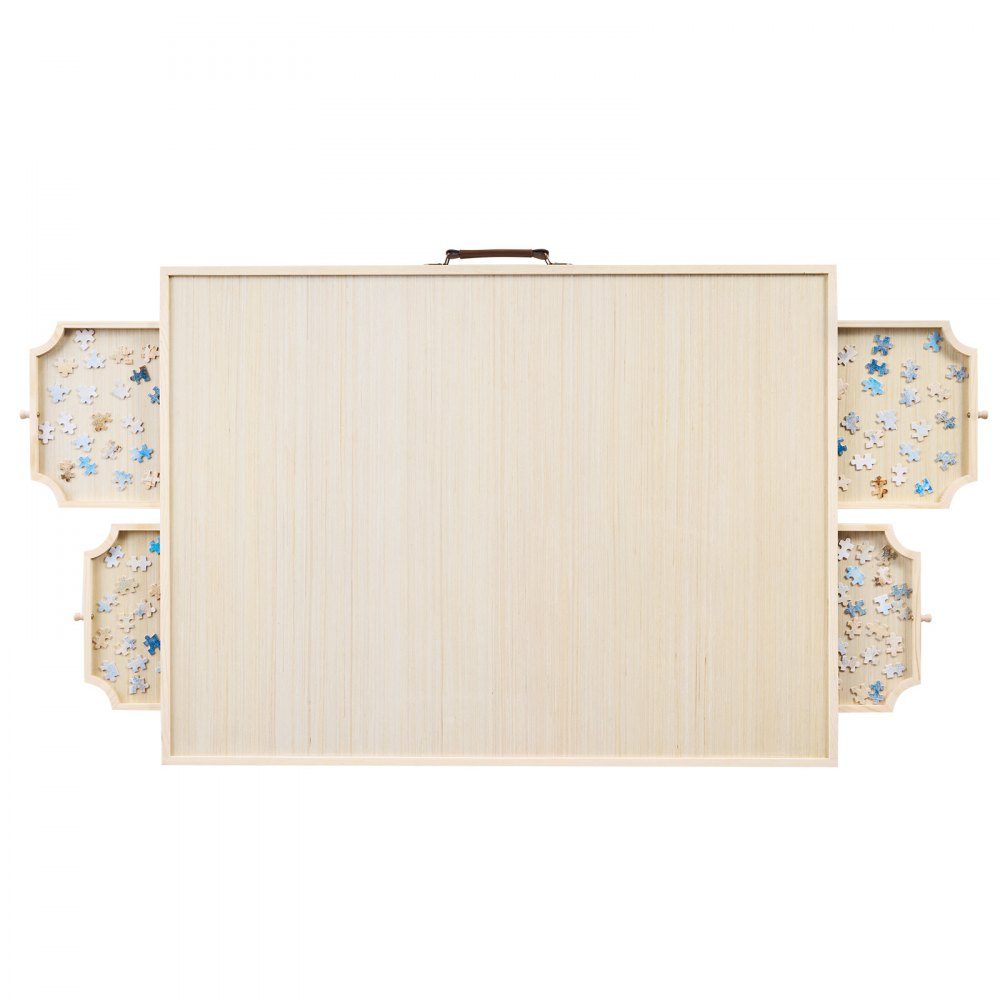 1500 Piece Puzzle Board with 4 Drawers Cover and Folding Legs Portable Puzzle Table (865x635mm) Puzzle Accessories for Adults Puzzle Storage System Puzzle Boards