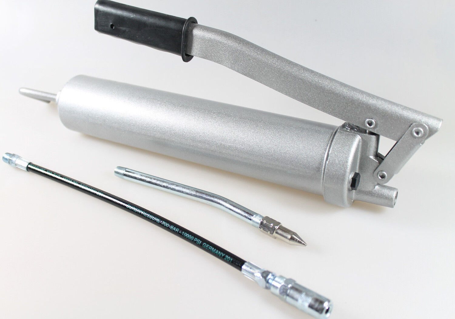 Profi-Fettpresse Handhebel-Fettpresse 400g Kartusche 5-teilig Zubehör