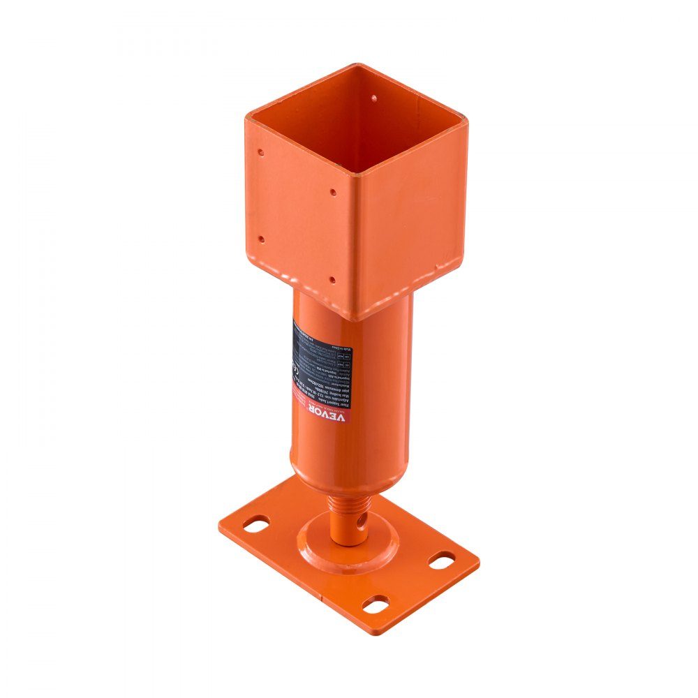 Schraubbockpfosten, 4" x 4", Höhenbereich 13,2" bis 18,7", maximale Belastung 24.700 Pfund, verstellbarer Bock, temporärer Bock zum Nivellieren von Häusern, Stützbalken für Böden, Kriechkeller