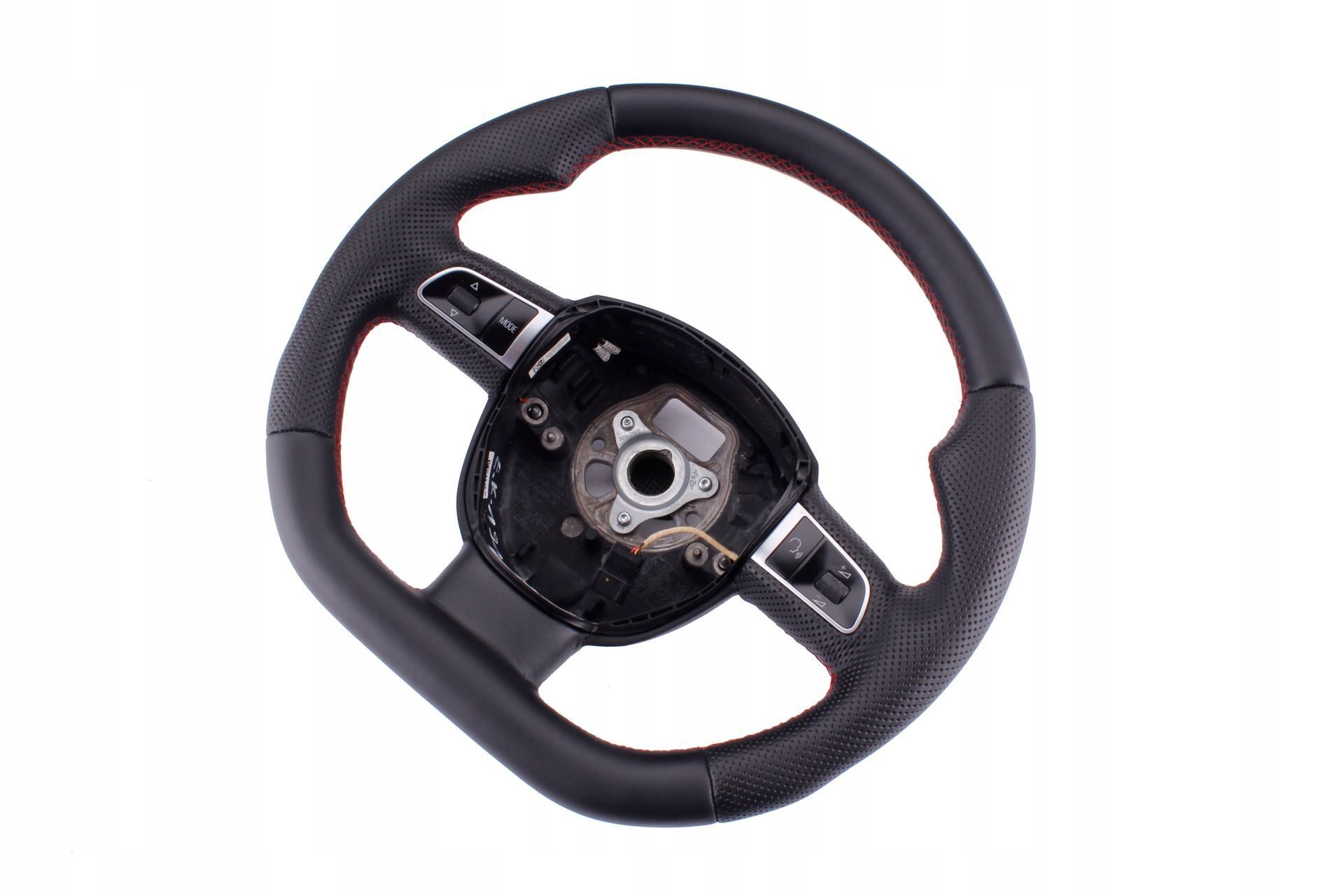 Sportlenkrad 3-Speichen-Lenkrad Audi A4 B8 2007- 2011 TUNING NEUES LEDER Handgefertigte Farbauswahl