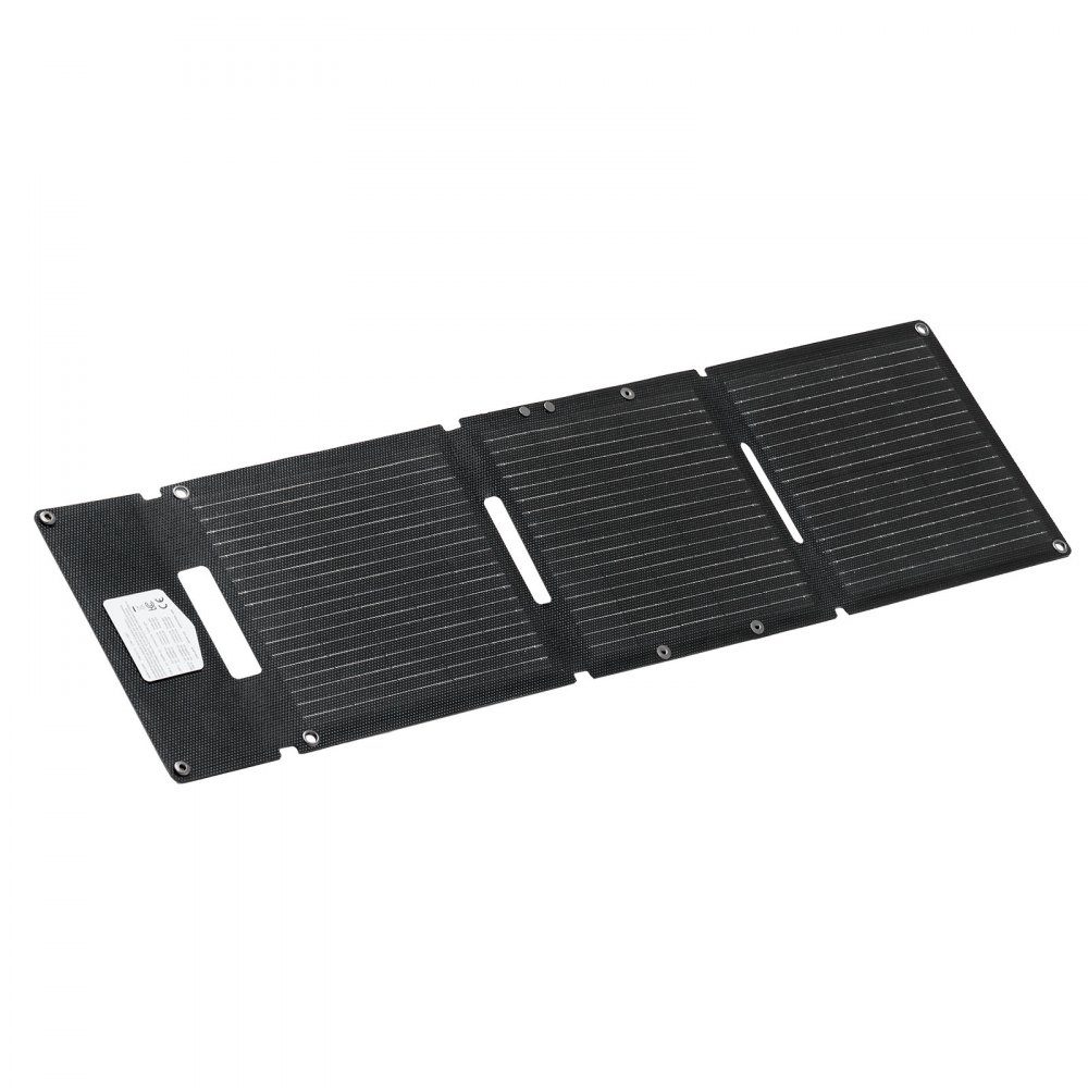 Składany panel słoneczny 30 W, monokrystaliczny panel słoneczny typu N 16BB, przenośna ładowarka słoneczna z portami USB-A, USB-A (QC3.0) i Type-C do biwakowania, wędrówek z plecakiem, telefonów komórkowych i tabletów