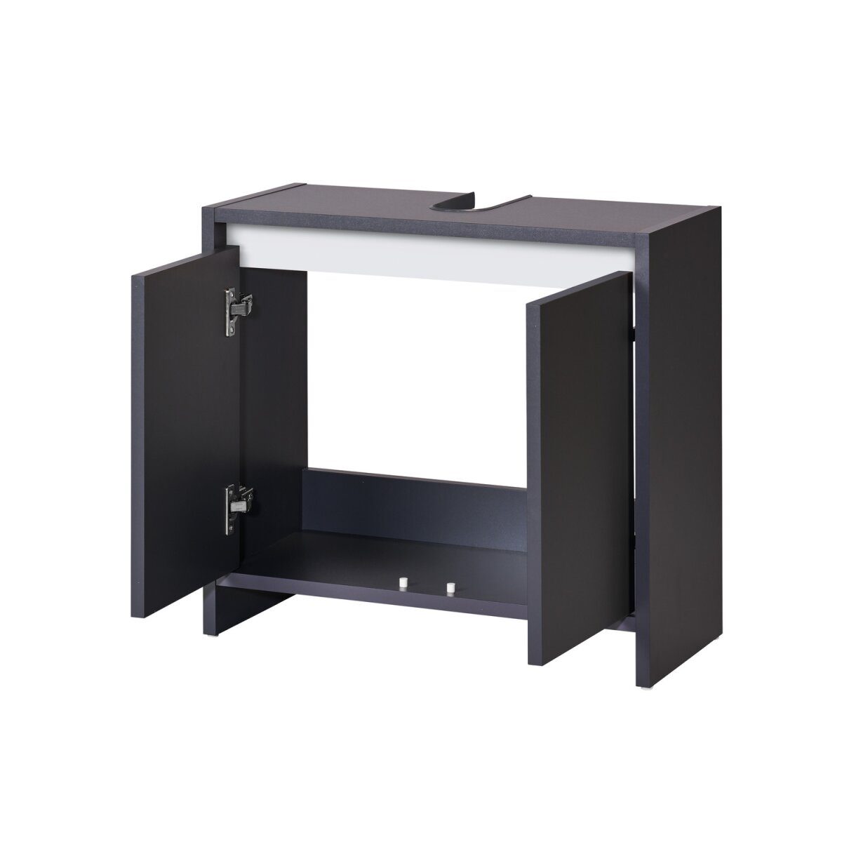 LIVARNO home “Oslo” washbasin cabinet with 2 doors, anthracite