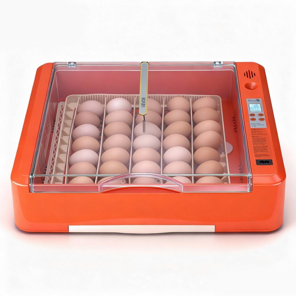 Automatic Breeder, Fully Automatic 36 Eggs Egg Incubator with Egg Turner, Temperature and Humidity Control, Incubator Breeding Machine for Hatching Chicks, Ducks, Geese and Quails