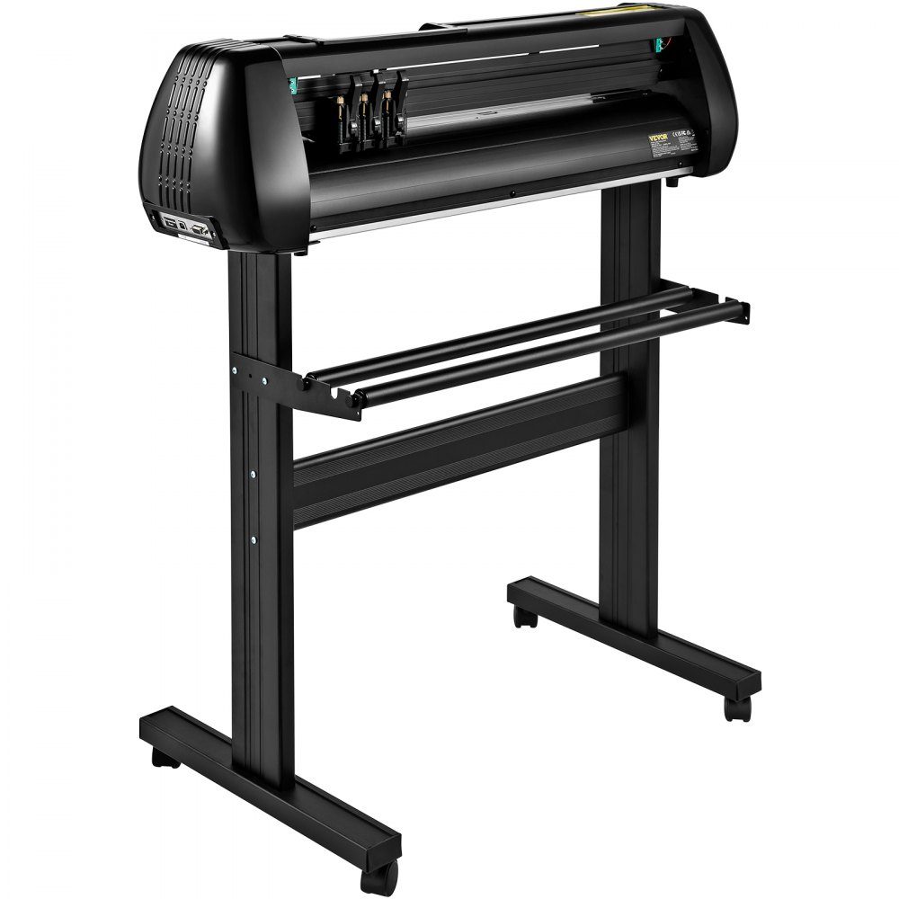 Snijplotter 720 mm snijbreedte plottermachine, 20 - 800 mm/s foliesnijder, 3 messen filmplotter snijplotter filmprinter met Signmaster software voor borden & decoraties