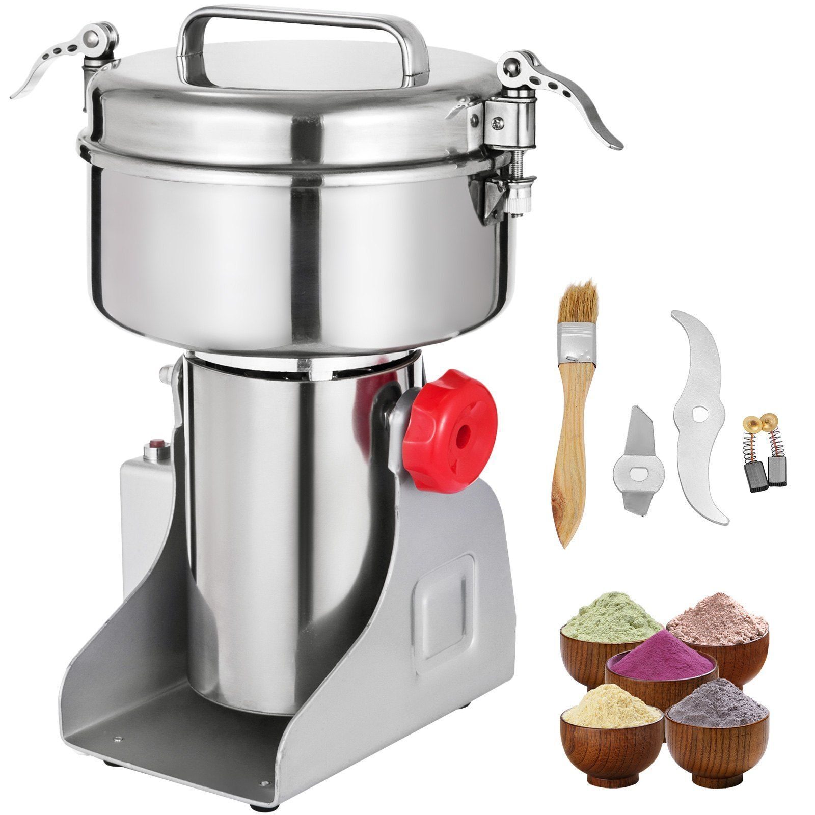 Elektrische Getreidemühle, Gewürzmühle, 28000 U/min, multifunktionale Kaffeemühle aus Edelstahl