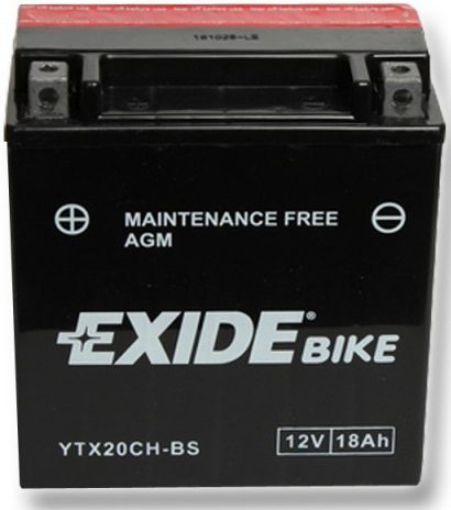 BATTERIE EXIDE YTX20CH-BS 18AH – Réf. HT-47088
