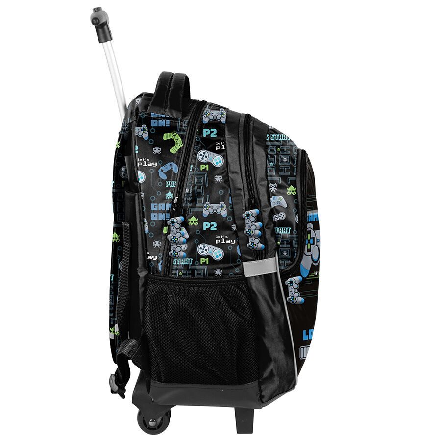 Spiel weiter! Rucksack mit Rollen Pad