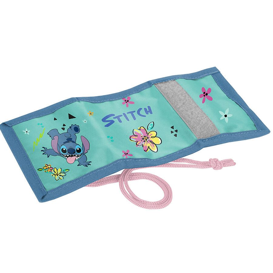 Portefeuille Fleurs Stitch kwiatki