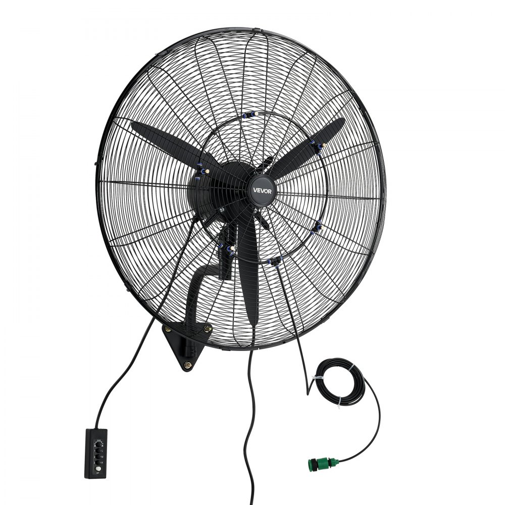 115W industriële muurventilator 81 cm, 5,9 m/s oscillerende muurventilator met 3 niveaus verstelbare hoek en mist, commerciële industriële ventilator voor werkplaats, garage, magazijn, sportschool, zwart 115W industriële muurventilator 81 cm, 5,9 m/s oscillerende muurventilator met 3 niveaus verstelbare hoek en mist, commerciële industriële ventilator voor werkplaats, garage, magazijn, sportschool, zwart
