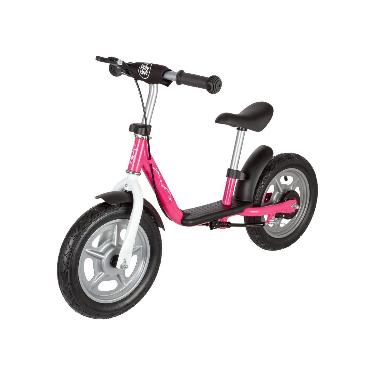 Speelse loopfiets, met ergonomisch gevoerd zadel