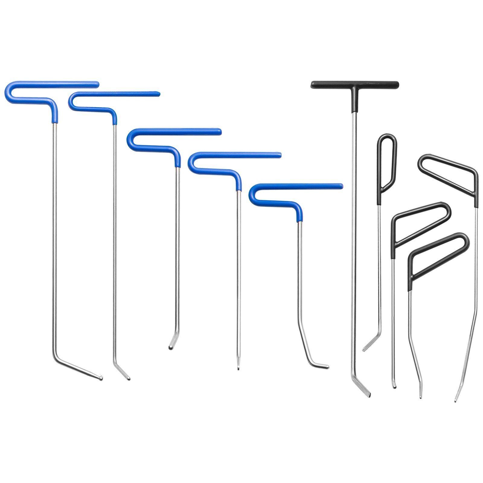 Auto-Dellen-Reparatur-Set, 89-teiliges Dellenentfernungswerkzeug, Hagelreparatur, LED-Platte, Gleithammer, Dellenheber, T-Bar-Set