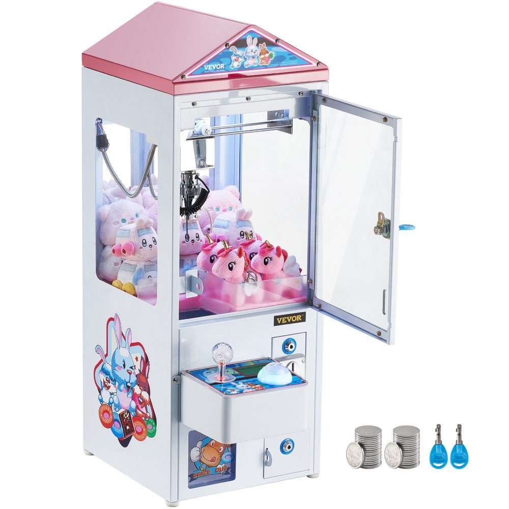 Greifmaschine, 0–80 mm Backendurchmesser, 0–130 mm Backenhub, Kran-Gewinngreifer, kommerzielles Arcade-Spielspielzeug, coole, lustige Greif- und Gewinnmaschine mit Licht und Ton, Verkaufsautomat für Kinder, Jungen und Mädchen
