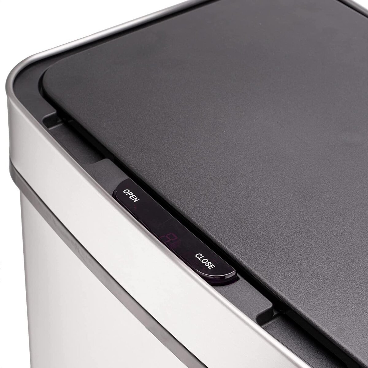 Ribelli Sensor Mülleimer, 4 Fächer, 72 L, Silber Gut Ribelli Sensor Mülleimer, 4 Fächer, 72 L, Silber Gut