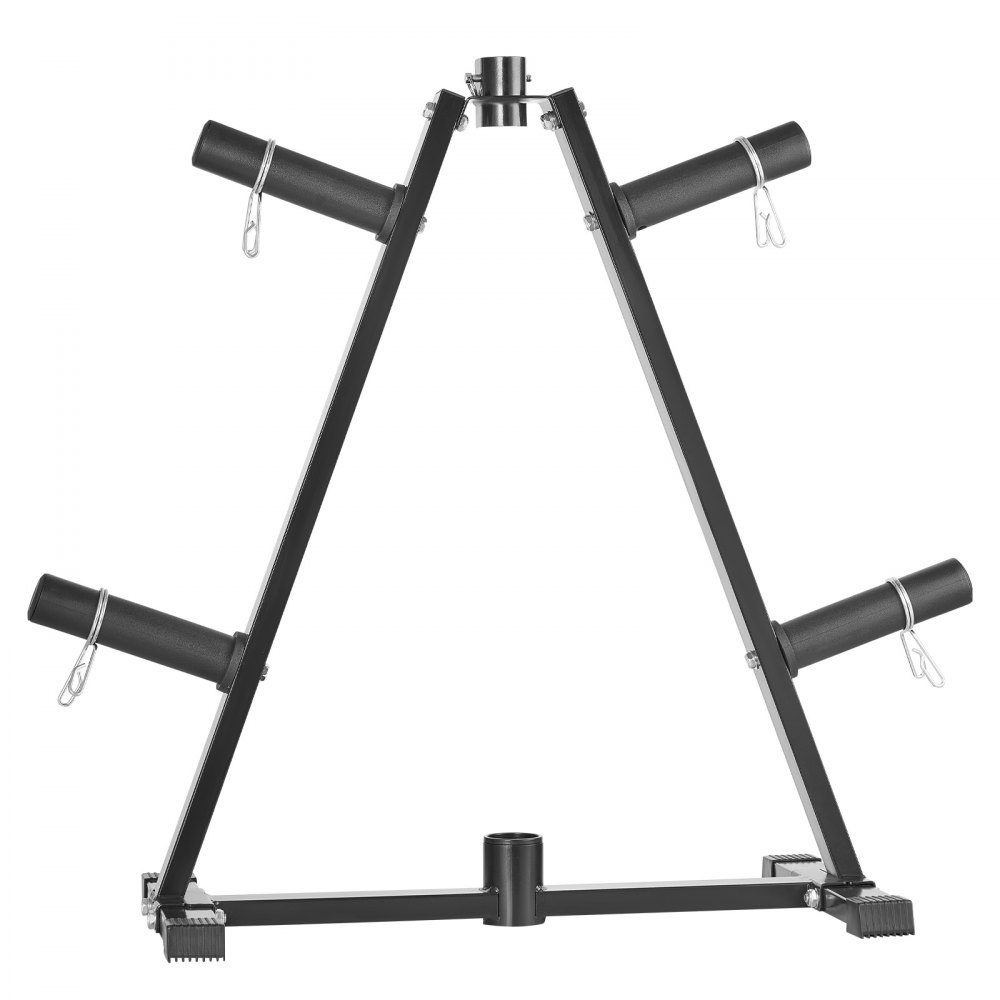 Support de plaque de poids, cadre en A, arbre pour plaques de poids de 2 pouces, arbre de plaque de poids, capacité de charge de 300 livres, support de stockage de poids, support de rangement pour haltères