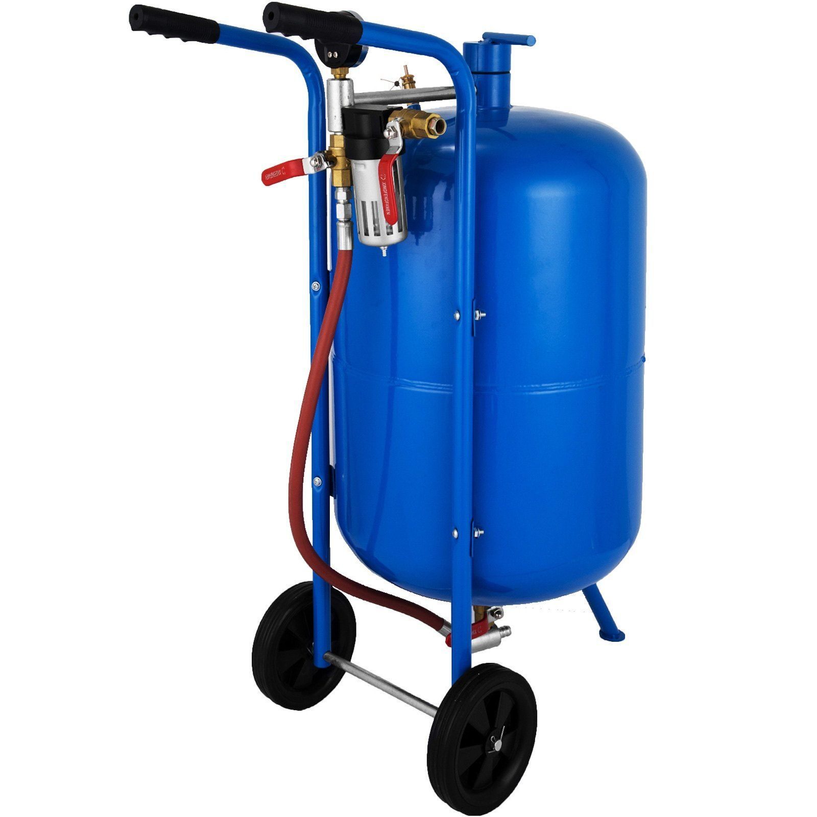 Appareil de sablage sableuse mobile avec accessoires kit 75l