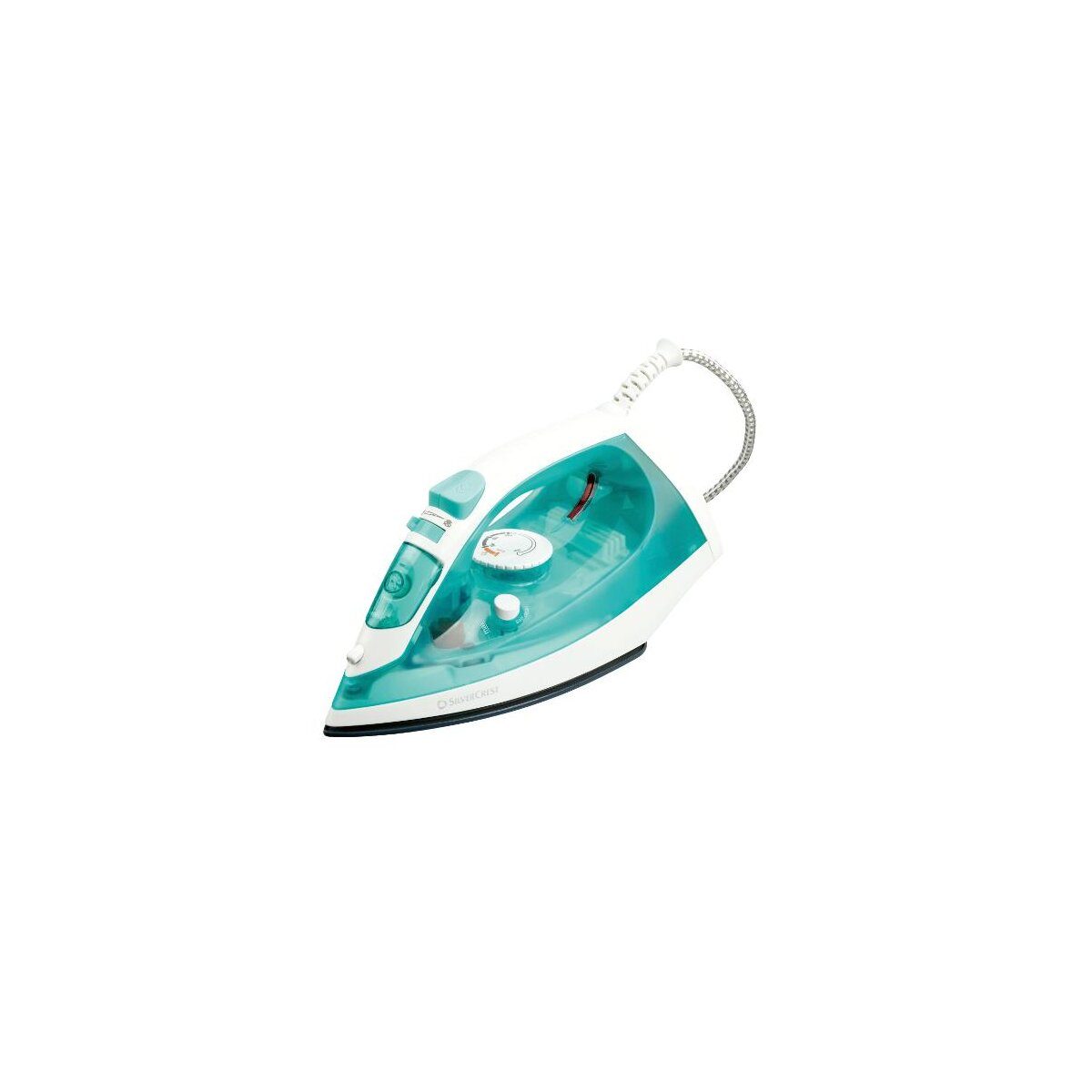 SILVERCREST® steam iron, white/mint