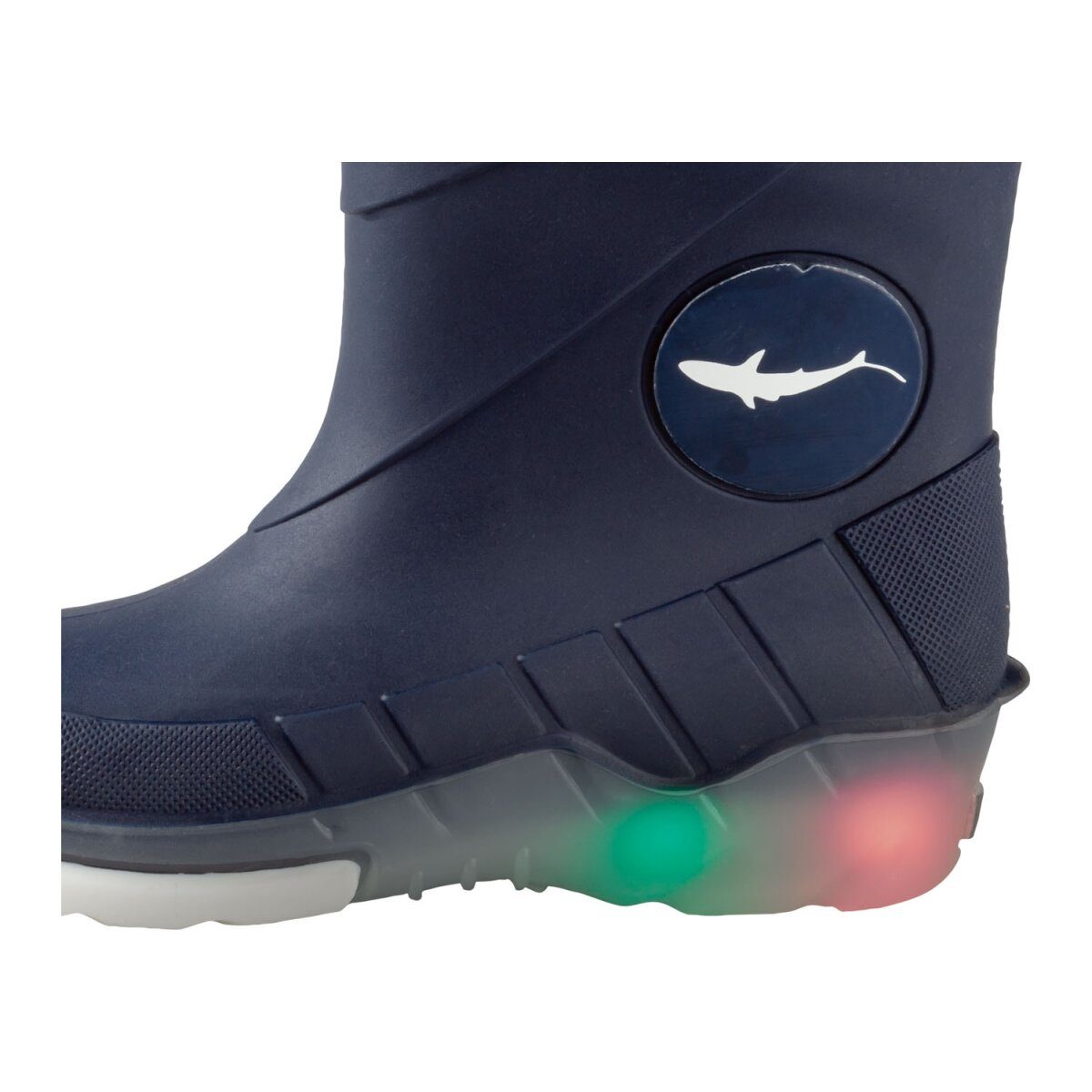 lupilu Toddler Boys Rain Boots with Cool Flashing Effect (Navy, 24/25)