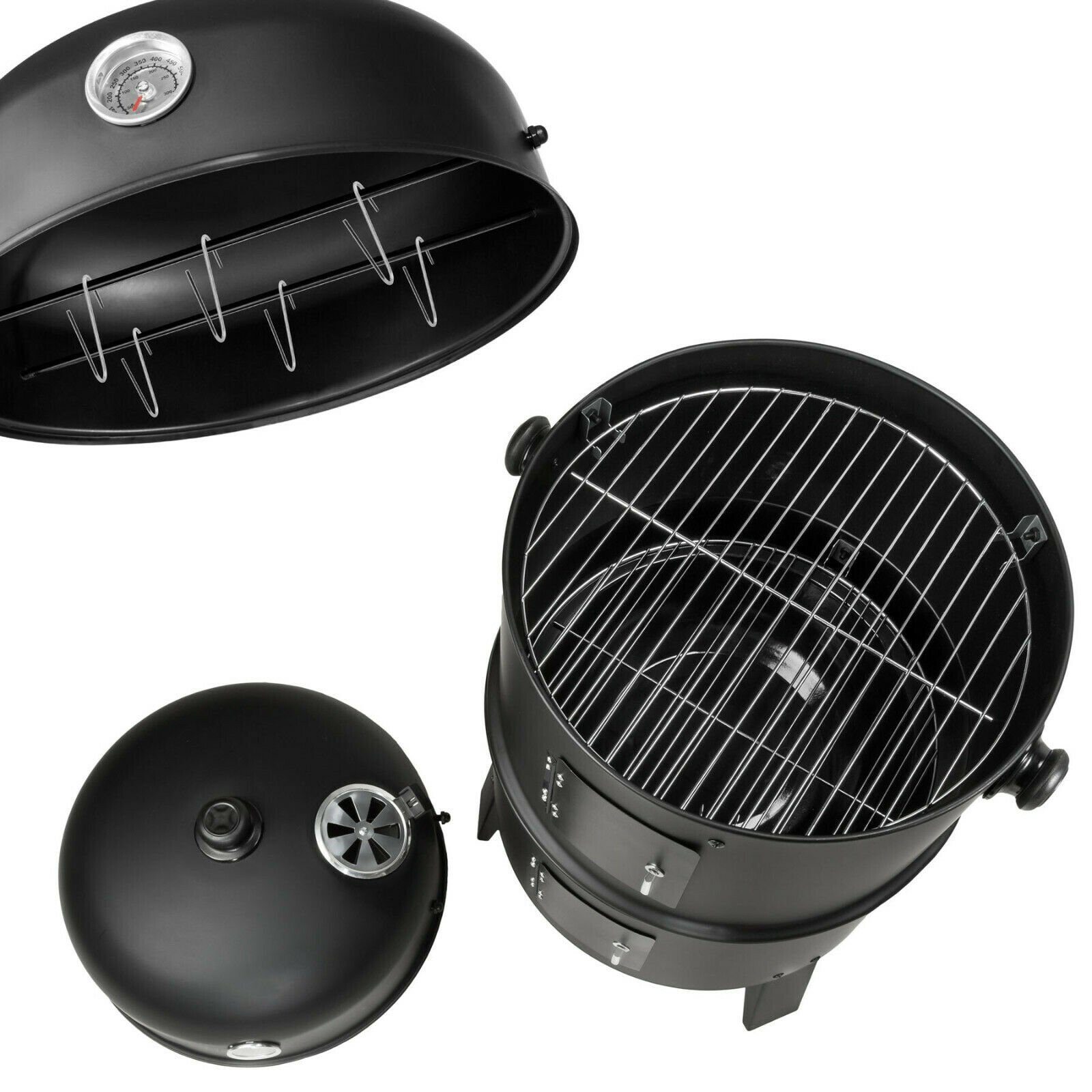 *Bestseller* Wędzarnia Grillowa 3 w 1