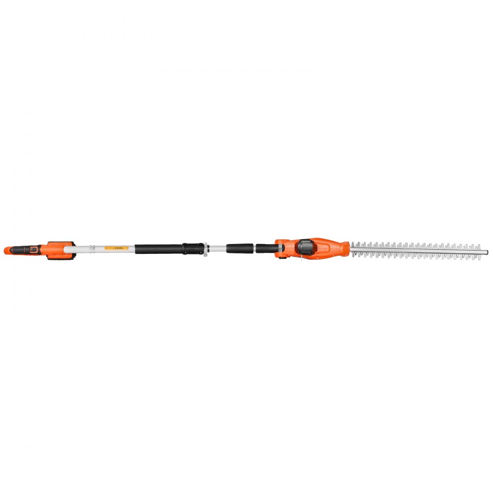 Heckenschere Akku, 1200 U/min, 199-248 cm ausziehbar, Heckenschere für hohe Äste, 20 V Akku, kabellose elektrische Heckenschere mit 51 cm Klinge, 5 Winkel verstellbar für Hof und Garten