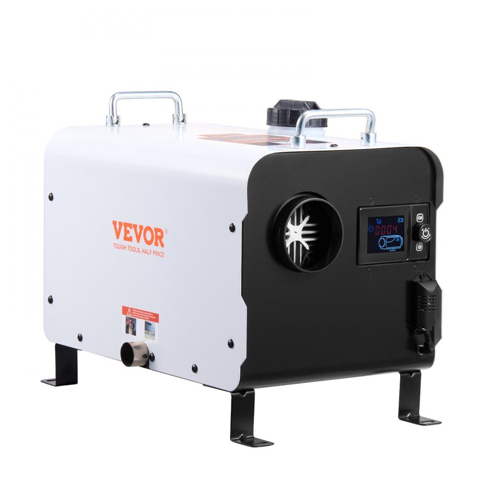 5-8KW Diesel Heater 12V/24V All-in-One Diesel Air Heater with Bluetooth App Control and Remote Control Screen and CO Alarm Fast Heating Portable Diesel Heater for Vehicles
