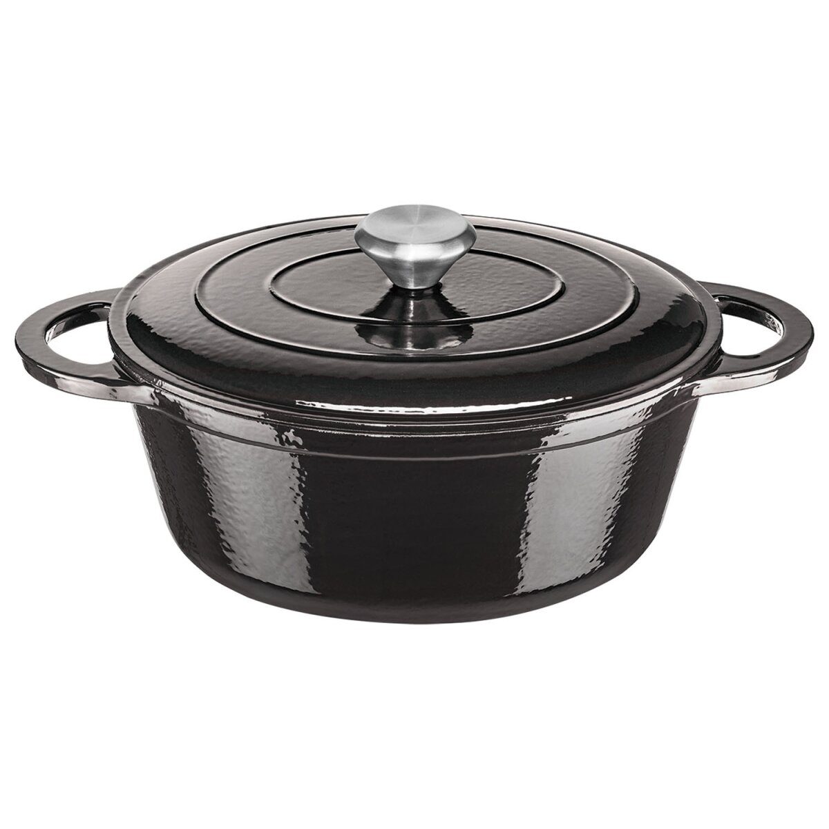 Żeliwna brytfanna ERNESTO®, Ø 25 cm, 2,6 L, czarna