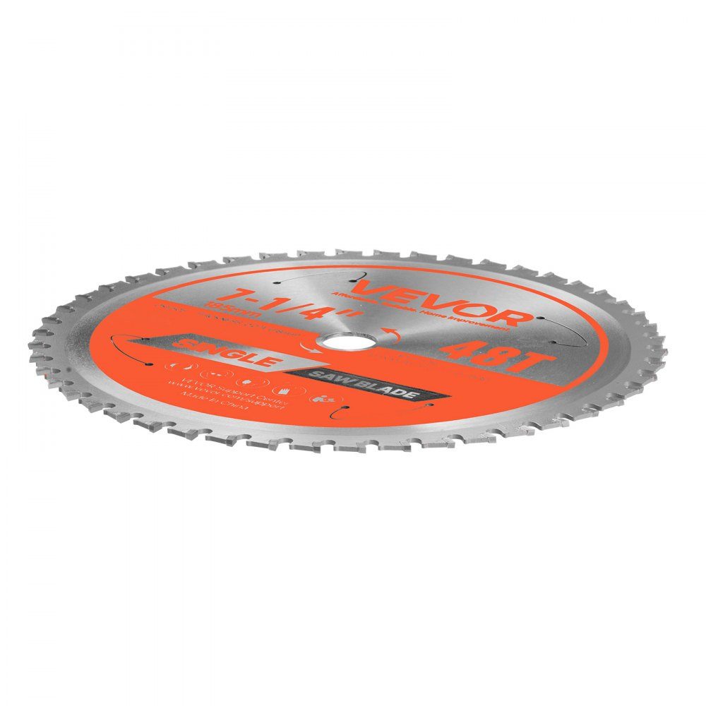 Cirkelzaagblad (diameter 185 mm, 48 scherpe tanden en dikte 1,8 mm), ideaal voor staal en aluminium, compatibel met cirkelzagen, zaagblad van gelegeerd staal met geluidsreducerende warmteafvoer