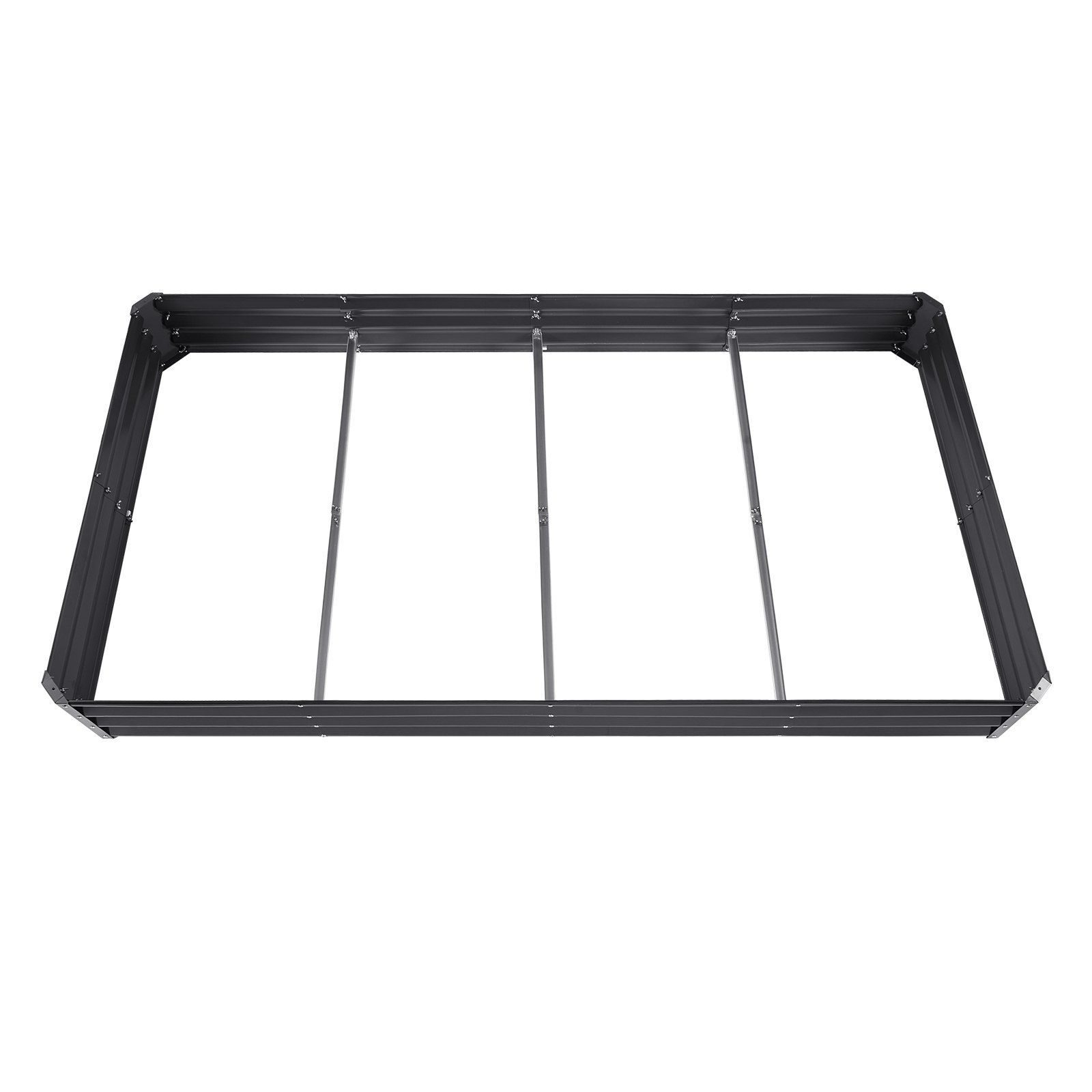 Complete set raised bed planter metal vegetable bed planter box 240x120x28cm