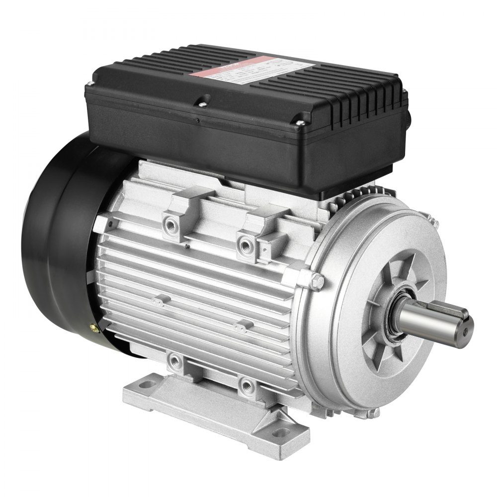 2,2 kW Elektromotor, 2800 U/min, AC 220–240 V, 13,8 A, 90 l, B3-Rahmen, Luftkompressormotor, einphasig, 24 mm Keilwelle, Rechts-/Linksdrehung, für landwirtschaftliche Maschinen und allgemeine Geräte