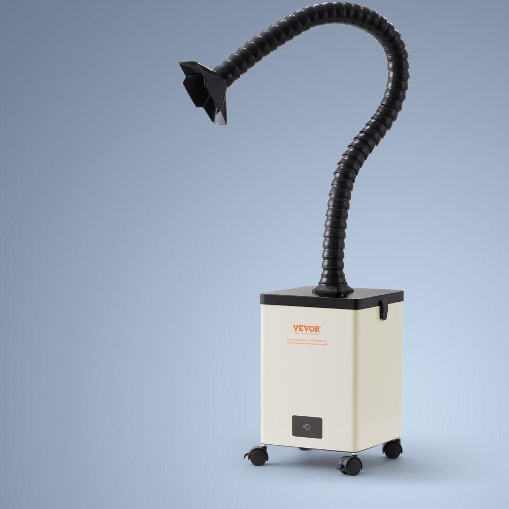 Odciąg dymów lutowniczych 150 W odciąg dymów spawalniczych 332 m³/h Ministołowy pochłaniacz dymów lutowniczych 5800 obr/min 3-stopniowy filtr odciąg dymów lutowniczych do prac spawalniczych na stacji lutowniczej