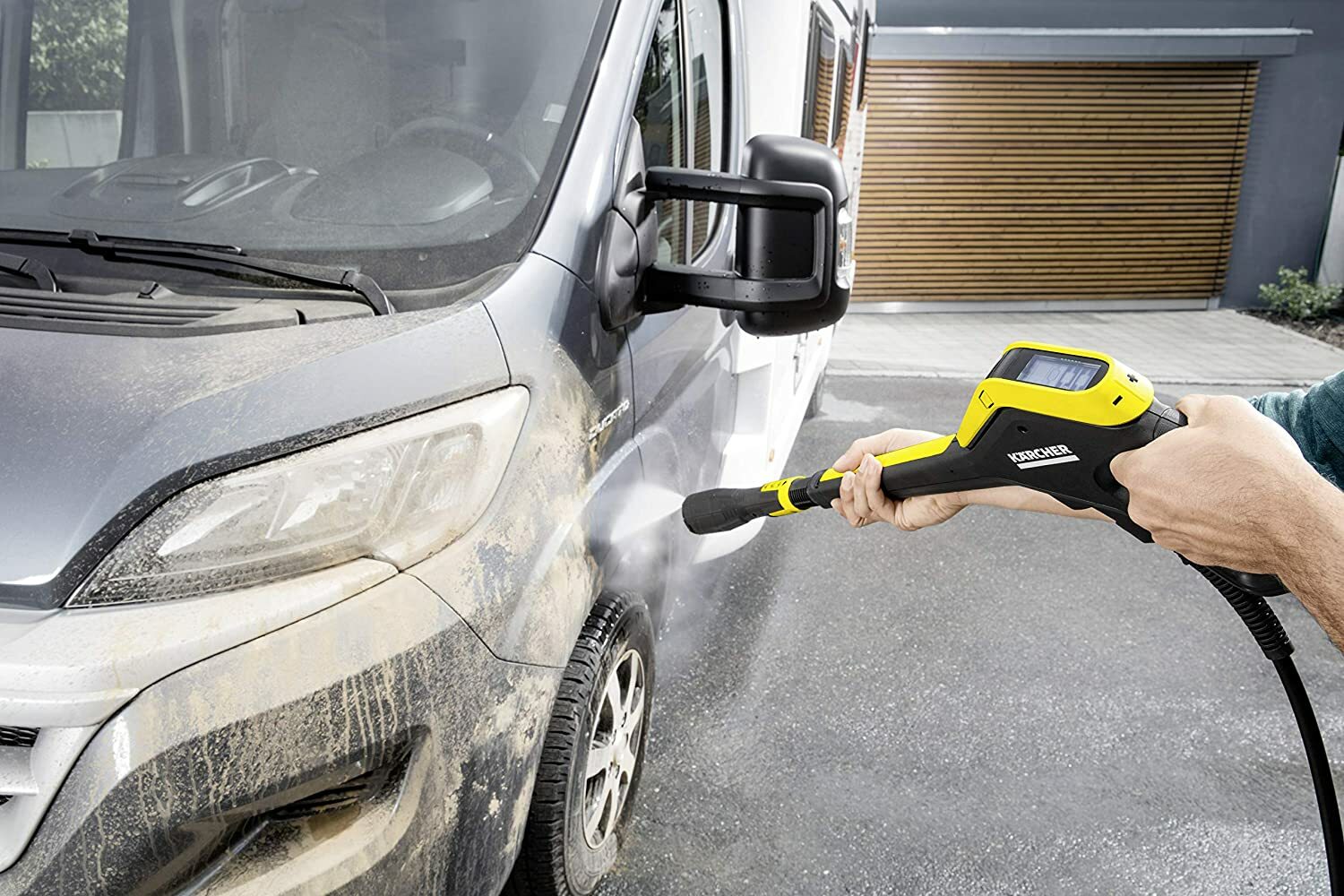 Kärcher high-pressure cleaner K 5 Premium Full Control Plus Home (pressure: 20-145 bar, flow rate: 500 l/h, hose drum, surface cleaner T 350, cleaning agent, 3-in-1 jet lance, Plus Power gun) Kärcher high-pressure cleaner K 5 Premium Full Control Plus Home (pressure: 20-145 bar, flow rate: 500 l/h, hose drum, surface cleaner T 350, cleaning agent, 3-in-1 jet lance, Plus Power gun)