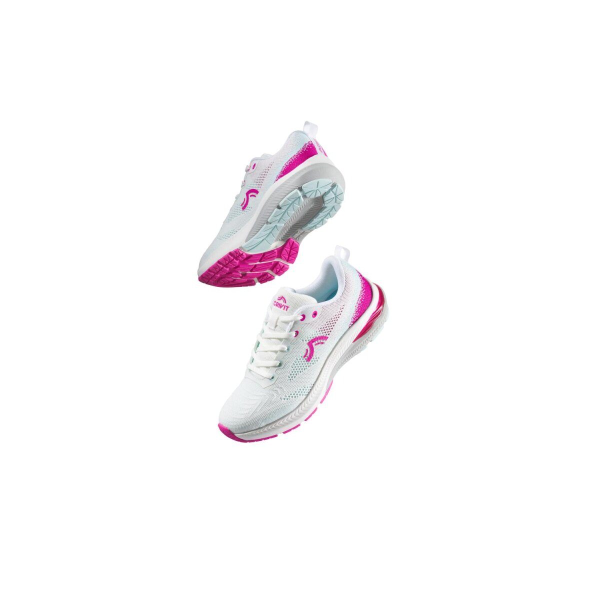 Chaussures de course pour femmes CRIVIT, avec semelle intercalaire amortissante en EVA