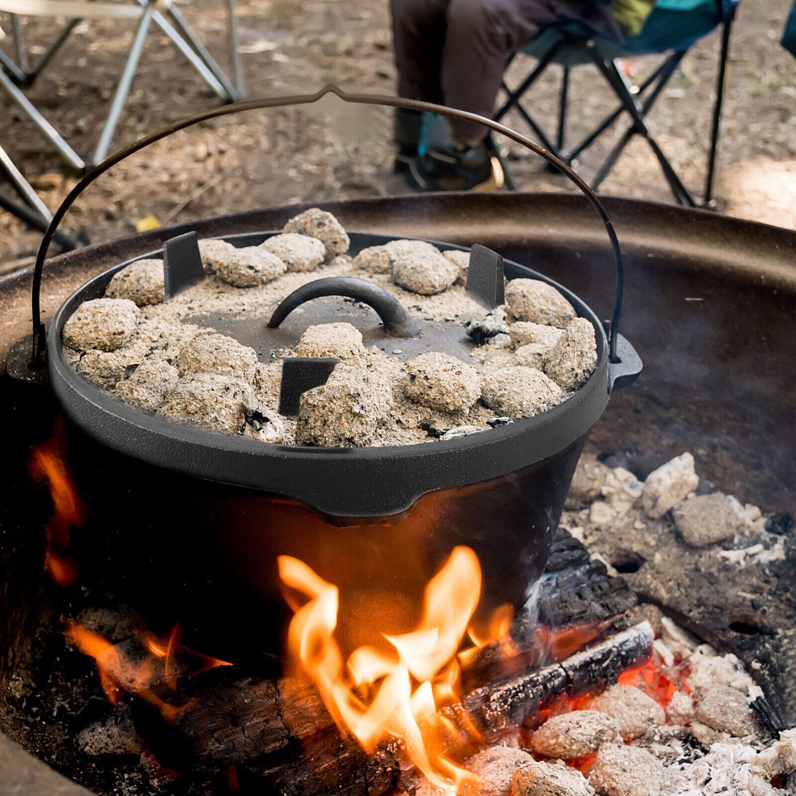 Startset BBQ Dutch Oven voeten ca. 9 liter