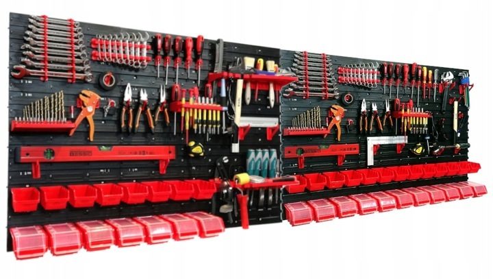 Werkstattregal Werkzeugwandgarage 240x80 cm Komplettset