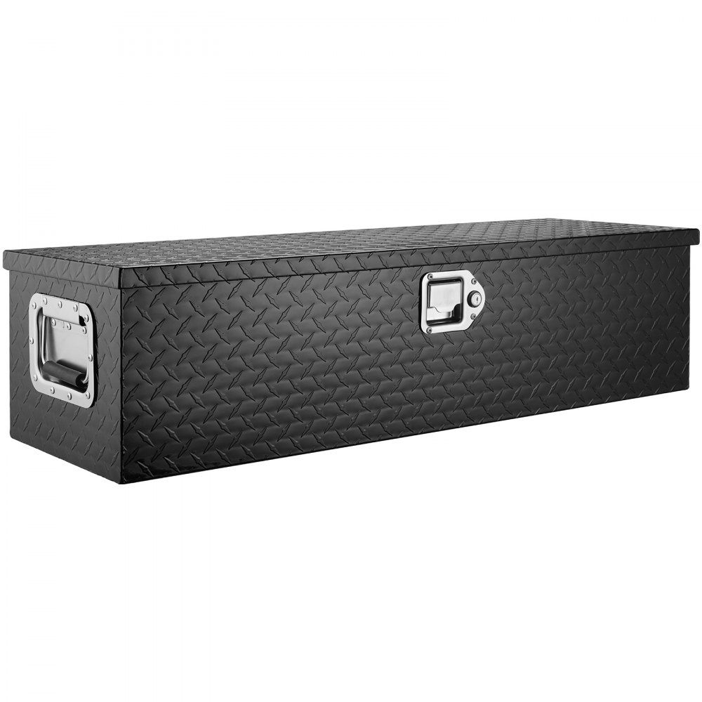 990 x 330 x 254mm Truck Bed Tool Box Lockable 83L Truck Box Tool Box Storage Tool Box 39kg Load Tool Box Organizer for RV Car Black