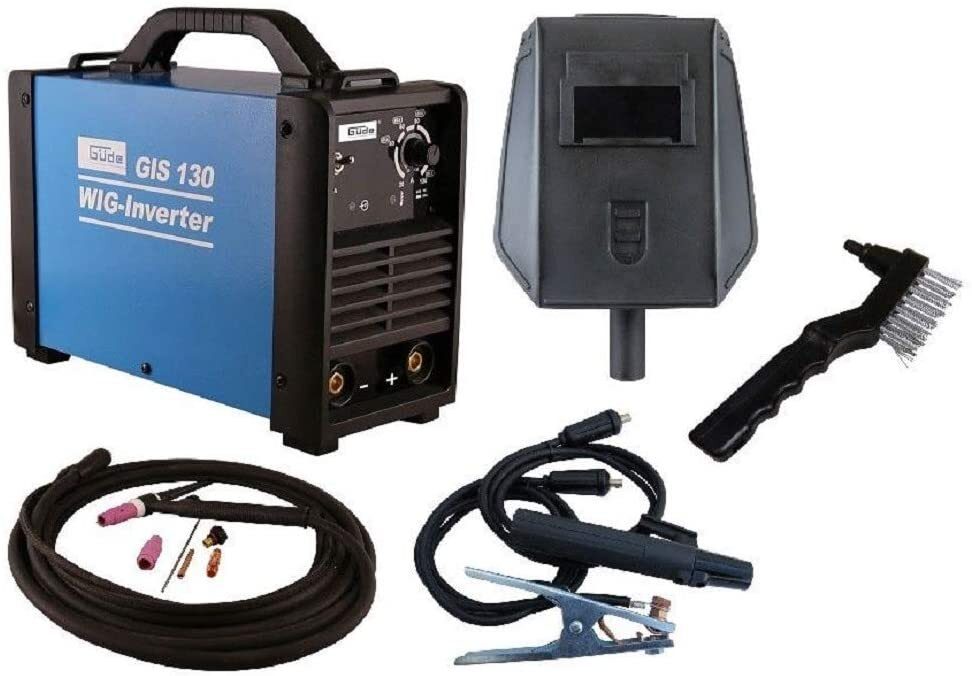 GÜDE inverter welding machine GIS 130 TIG including welding station equipment