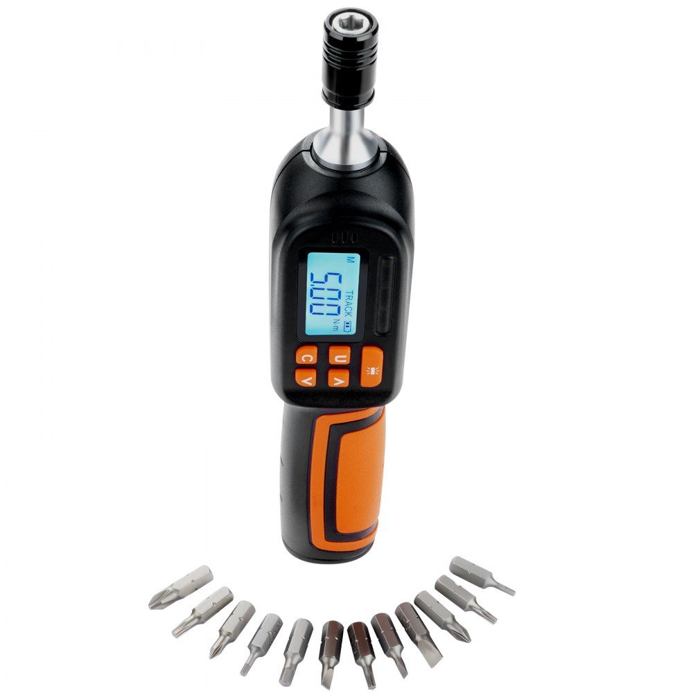 Tournevis dynamométrique numérique 1/4" avec incréments de 0,01 Nm