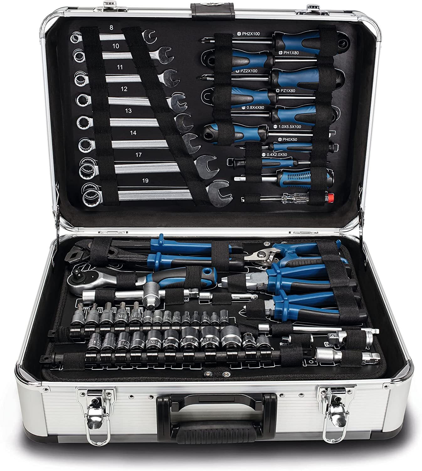 #TAGESDEAL# walizka narzędziowa scheppach TB150 - wyposażona w 101 sztuk | Metalowa obudowa | Sprawa rzemieślnika #TAGESDEAL# walizka narzędziowa scheppach TB150 - wyposażona w 101 sztuk | Metalowa obudowa | Sprawa rzemieślnika