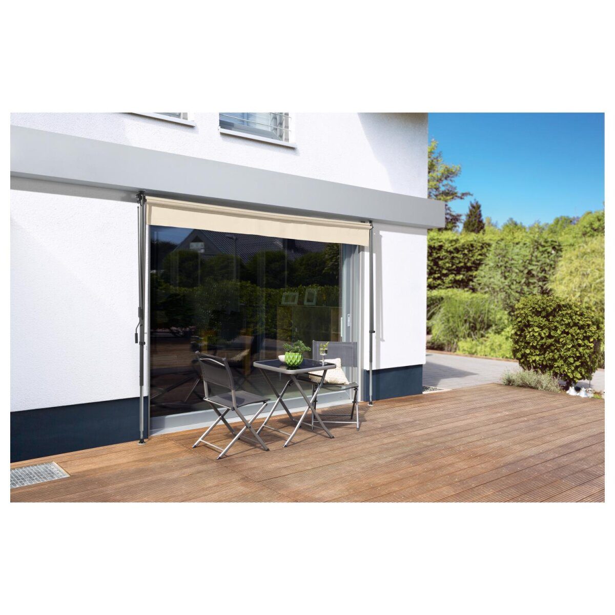 LIVARNO Home store à pince 300 x 150, beige