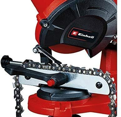 Affûteuse de chaîne de scie sans fil Einhell GE-CS 18 Li Solo Power X-Change (lithium-ion, 18 V, éclairage LED, régime de ralenti 6500 tr/min, sans batterie ni chargeur)