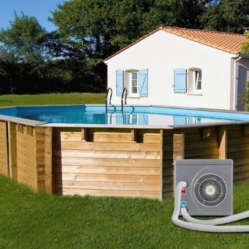 Zwembadwarmtepomp zwembadverwarming water-lucht warmtewisselaar warmtepomp 3,9 kW