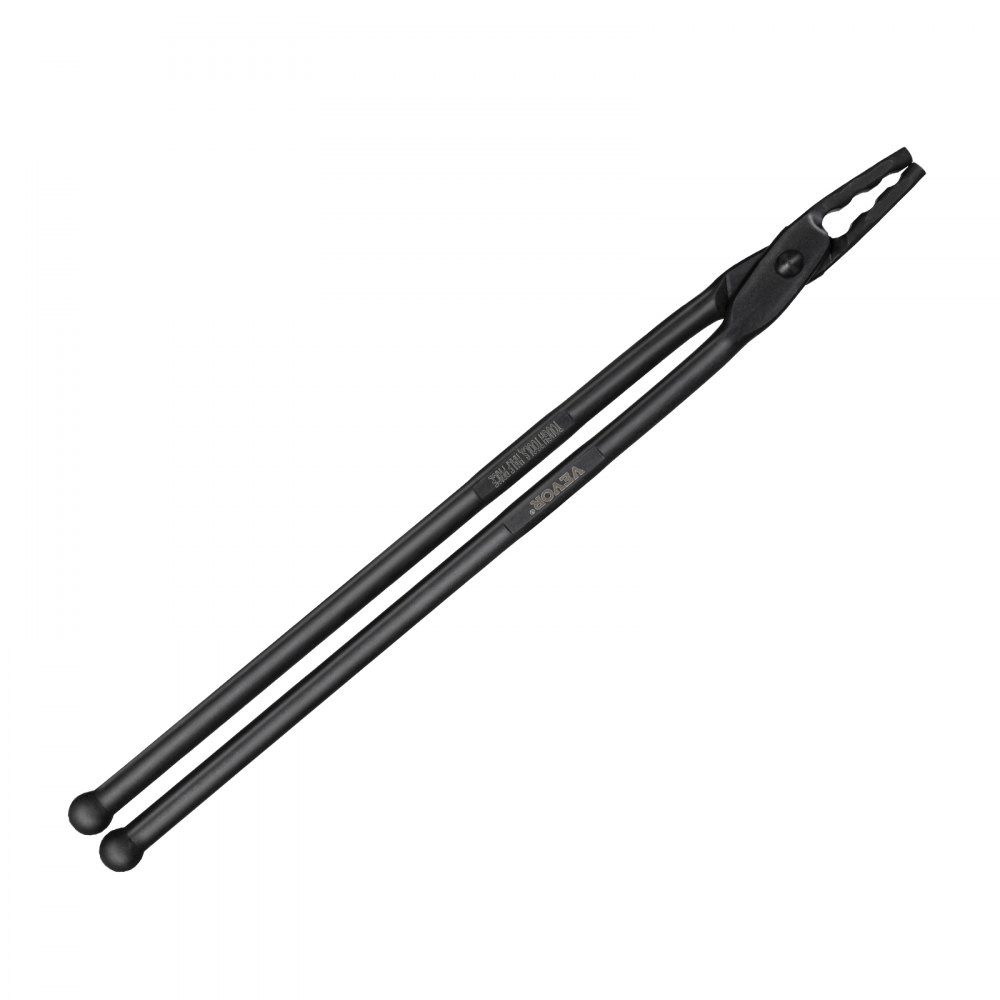 Schmiedezange, 458 x 38 x 19,0 mm, Wolf-Backenzange, 96 ± 5° maximaler Backenwinkel, Wolf-Backenzange aus Kohlenstoffstahl, 8 mm maximale Backendicke, Schmiedezange mit verlängertem Griff
