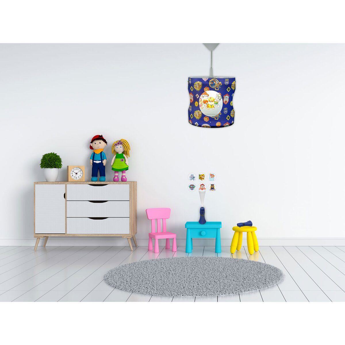 Niermann Paw Patrol drehbare Pendelleuchte, höhenverstellbar (blau)