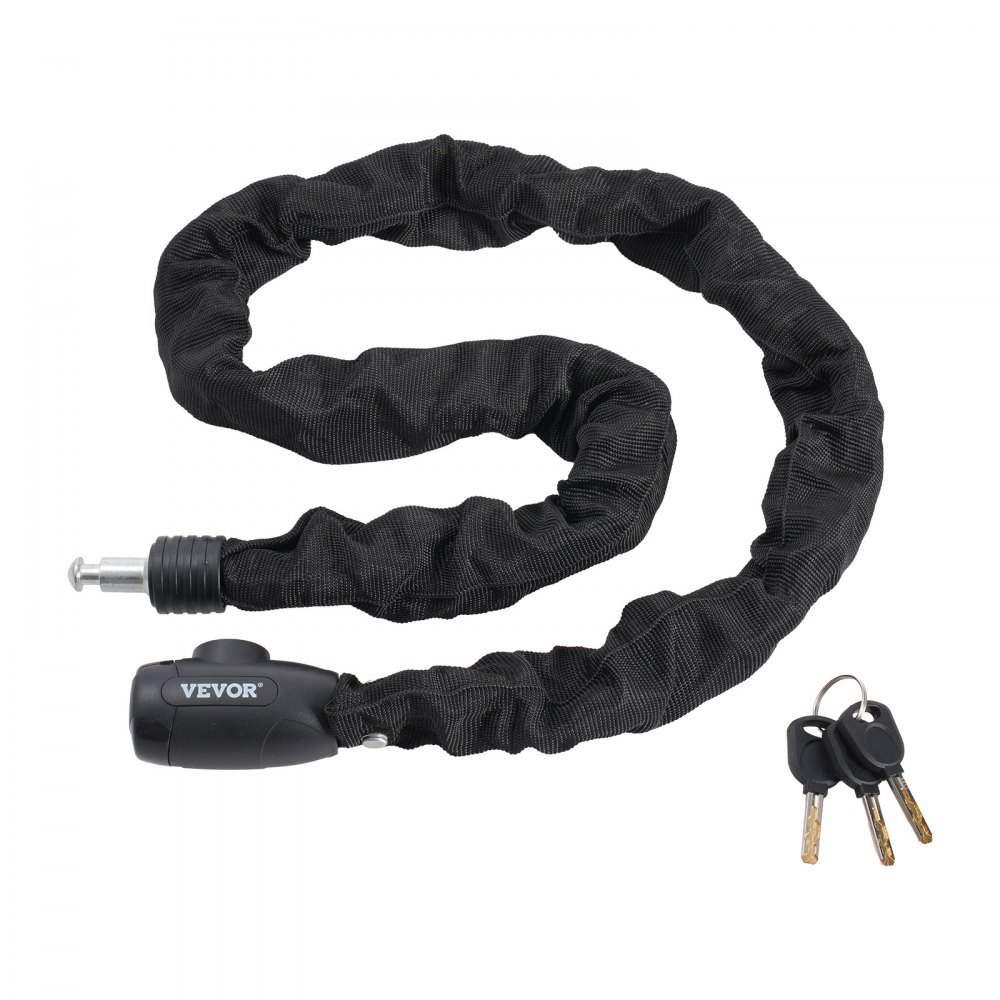 Fietskettingslot 1,2 m lang combinatiekettingslot met 4 sleutels Anti-diefstal Hoge beveiliging Fietssloten Perfect voor fiets motorfiets scooter deur hek poort 8 mm Fietskettingslot 1,2 m lang combinatiekettingslot met 4 sleutels Anti-diefstal Hoge beveiliging Fietssloten Perfect voor fiets motorfiets scooter deur hek poort 8 mm