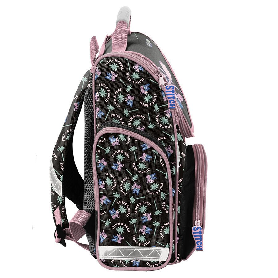 Cartable noir Ensemble Stitch et Angel