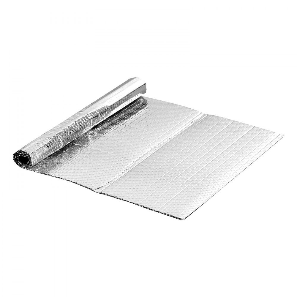 Reflective Film 16 Pack 6mm Thick Aluminum Foil Insulation Film 24" x 48" Double Layer Heat Reflective Bubble Guard Thermal Insulation Rolls for Garage Door Window RV Roof